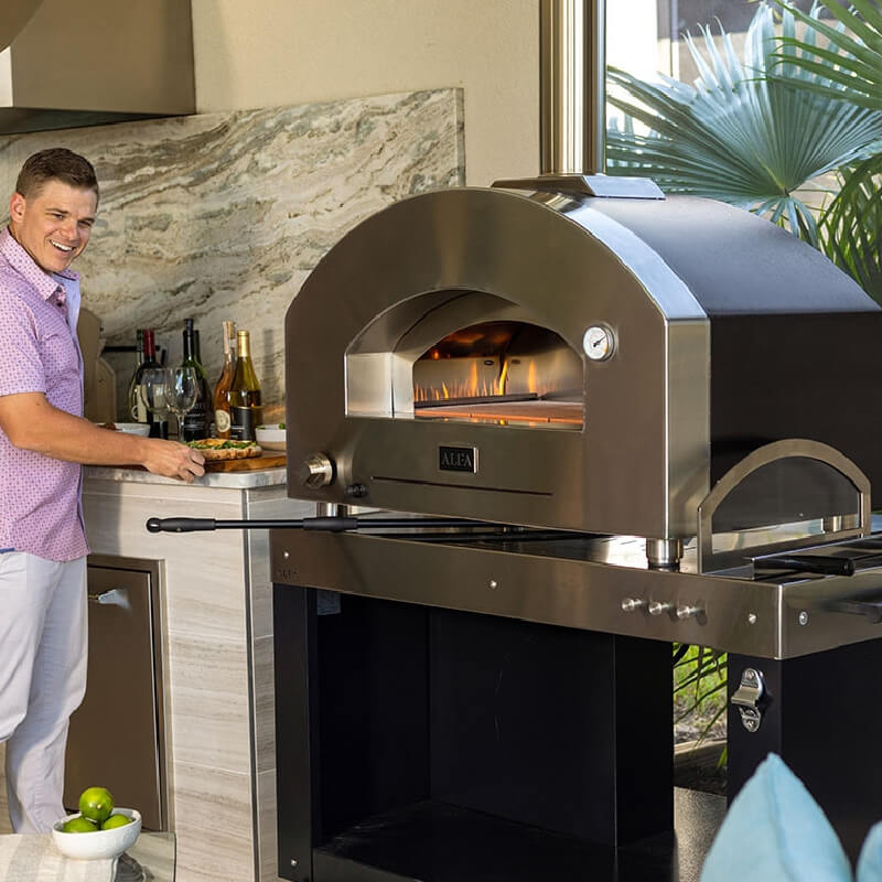 Alfa Futuro 2 Pizze 40-Inch Gas Pizza Oven | Show Cooking Pizza