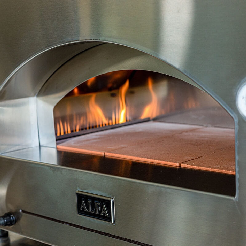 Alfa Futuro 2 Pizze 40-Inch Gas Pizza Oven | Gas 71,000 BTU Burner