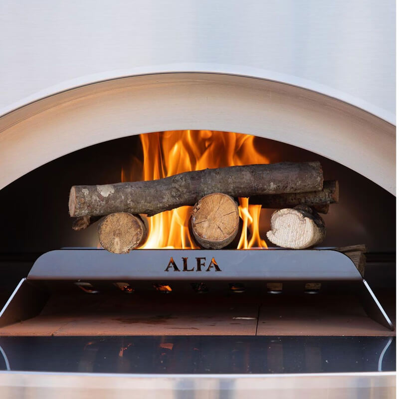 Alfa Wood Burning Hybrid Kit | Shown in Pizza Oven