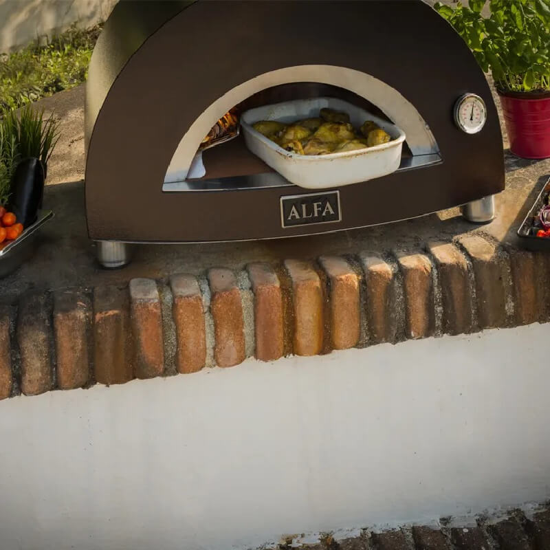 Alfa Moderno 1 Pizze Pizza Oven | Shown Cooking Dishes