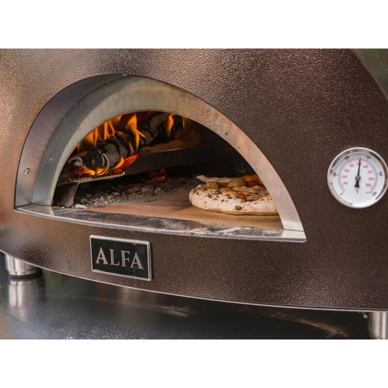 Alfa Moderno 1 Pizze Pizza Oven | Temperature Gauge