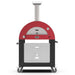 Alfa Moderno 2 Pizze Gas Pizza Oven w/ Cart - Ruby Red