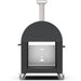 Alfa Moderno 2 Pizze Gas Pizza Oven w/ Cart | Rear View
