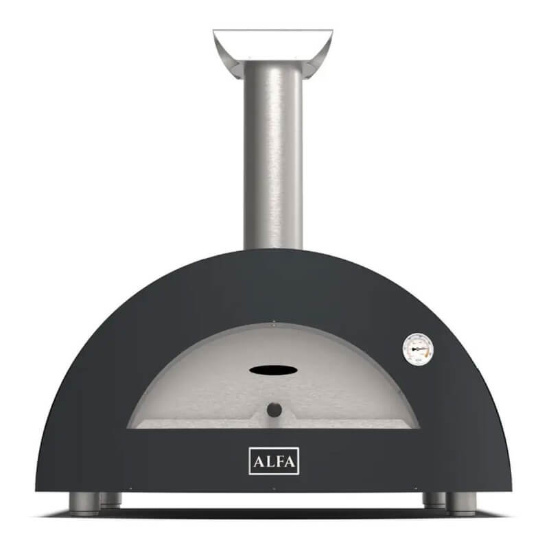 Alfa Moderno 2 Pizze Wood - Fired Pizza Oven - Grey