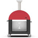 Alfa Moderno 3 Pizze Gas Pizza Oven w/ Cart | Cart Storage Below