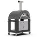 Alfa Moderno 3 Pizze Gas Pizza Oven w/ Cart | Tool Holder on Cart