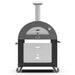 Alfa Moderno 3 Pizze Gas Pizza Oven w/ Cart - Anthracite Grey
