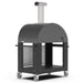 Alfa Moderno 3 Pizze Gas Pizza Oven w/ Cart | Cart Storage