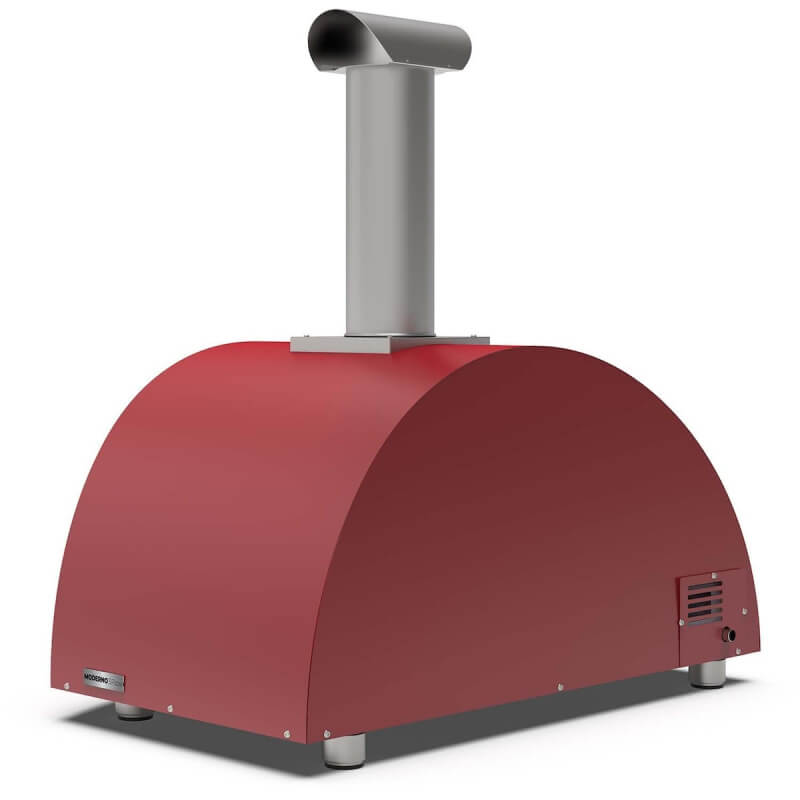 Alfa Moderno 3 Pizze Gas Pizza Oven | Stainless Steel Flue