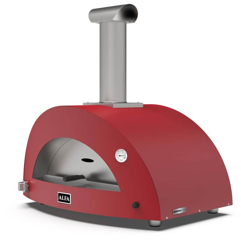Alfa Moderno 3 Pizze Gas Pizza Oven | Temp Gauge
