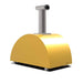 Alfa Moderno 3 Pizze Wood-Fired Pizza Oven - Fire Yellow | Angled View