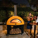 Alfa Moderno 5 Pizze Gas Pizza Oven | Shown with Wood Hybrid Kit
