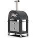 Alfa Moderno 2 Pizze Wood - Fired Pizza Oven w/ Cart | Stainless Steel Door & Chimney