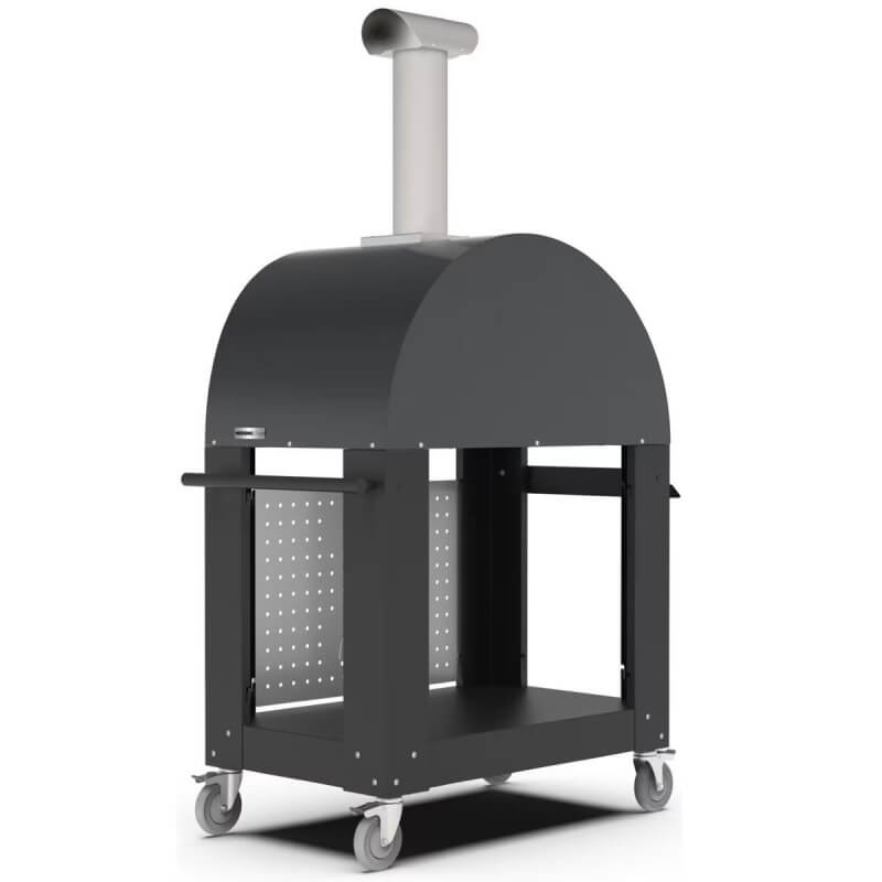 Alfa Moderno 2 Pizze Wood - Fired Pizza Oven w/ Cart | Wood Storage
