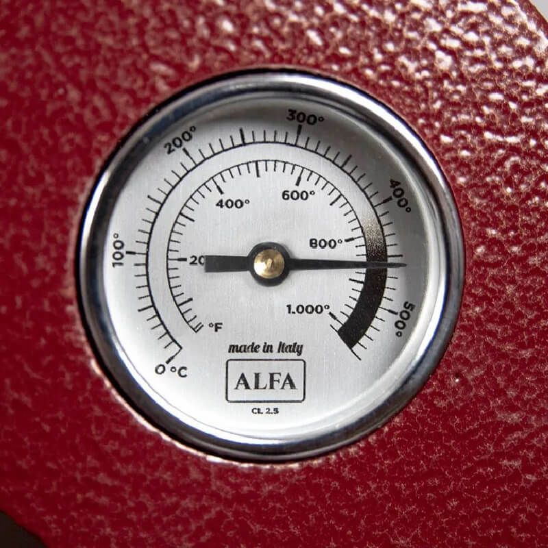 Alfa Moderno Portable Gas Pizza Oven | Temperature Gauge