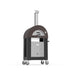 Alfa Nano Wood-Fired Pizza Oven w/ Cart | Black Storage Cart