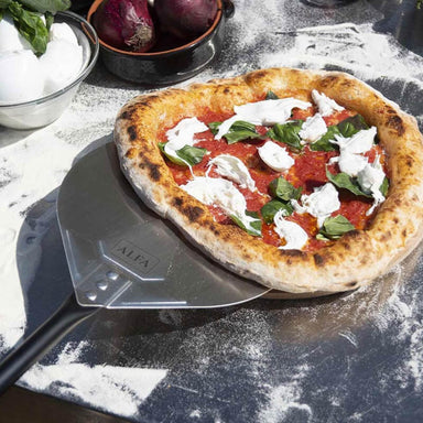 Alfresco Pizza Peel | Shown with Pizza
