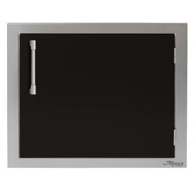 Alfresco 23-Inch Horizontal Single Access Door | Black Gloss - Right Hinge