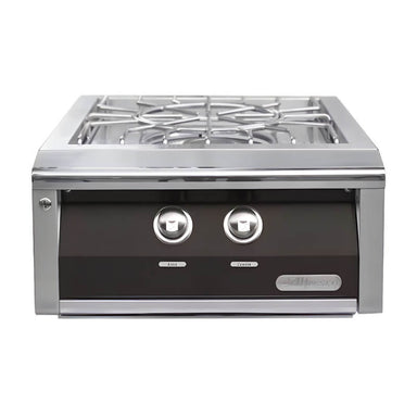 Alfresco 24 Inch Gas Versa Power Cooking System | Jet Black Matte