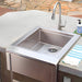 Alfresco 24-Inch Versa Bartender & Sink System With Marine Armour | Large Sink Basin