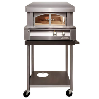 Alfresco 30-Inch Pizza Oven Cart | With Alfresco Countertop Pizza Oven