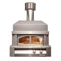 Alfresco 30-Inch Built-in Outdoor Pizza Oven Plus With Marine Armour