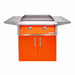 Alfresco 30 Inch Freestanding Gas Griddle with Cart With Marine Armour | Luminous Orange
