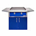 Alfresco 30 Inch Freestanding Gas Griddle with Cart  | Ultramarine Blue