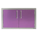 Alfresco 30 Inch Stainless Steel Double Sided Access Door | Blue Lilac