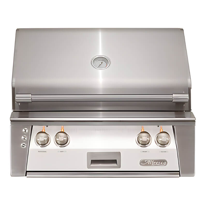 Alfresco 30-Inch Standard Built-in- Gas Grill | In Signal White