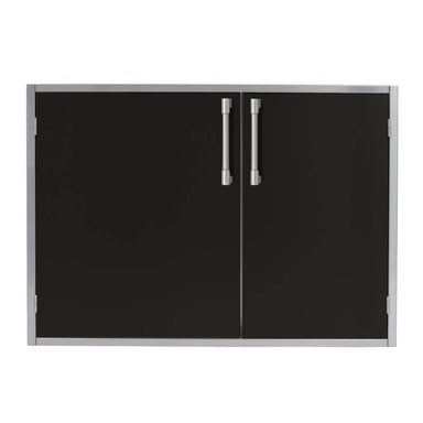 Alfresco 30 X 21-Inch Low Profile Sealed Dry Storage Pantry With Marine Armour | Jet Black Gloss