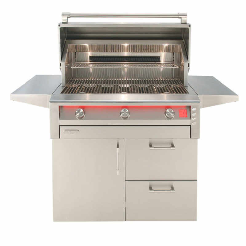 Alfresco AIPG 36-Inch Freestanding Gas Grill With Rotisserie