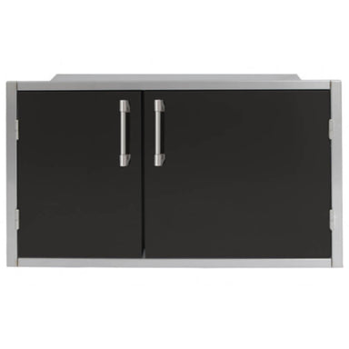 Alfresco 42 X 21-Inch Low Profile Sealed Dry Storage Pantry With Marine Armour | Jet Black Matte