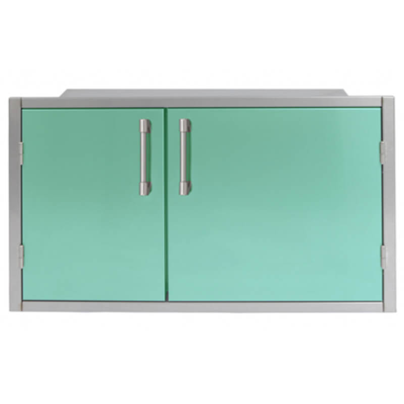 Alfresco 42 X 21-Inch Low Profile Sealed Dry Storage Pantry | Light Green