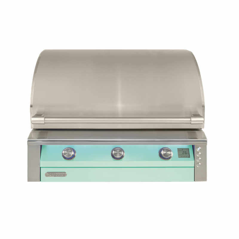 Alfresco AIPG 36-Inch Built-In Gas Grill | Light Green