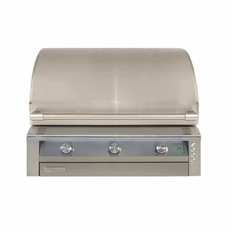 Alfresco AIPG 36-Inch Built-In Gas Grill | Signal Gray