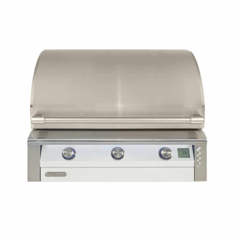 Alfresco AIPG 36-Inch Built-In Gas Grill | White Gloss