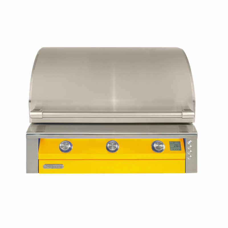 Alfresco AIPG 36-Inch Built-In Gas Grill | Traffic Yellow