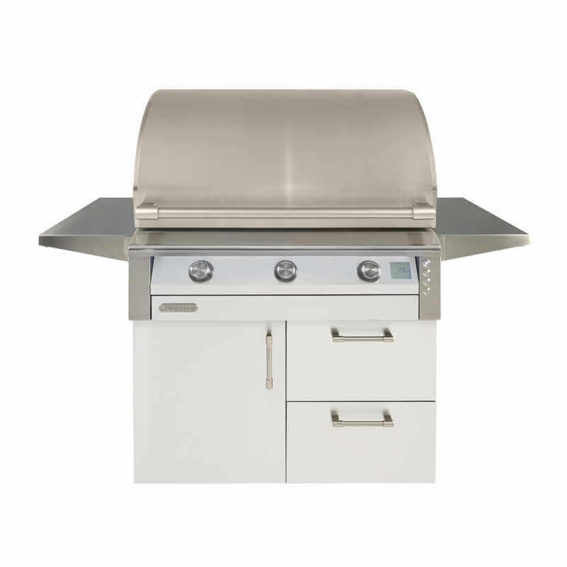 Alfresco AIPG 36-Inch Freestanding Gas Grill | White