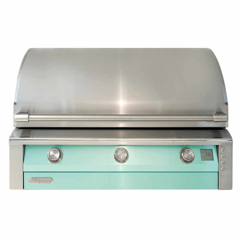Alfresco AIPG 42-Inch Built-In Gas Grill | Light Green