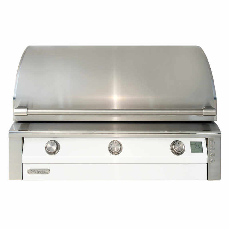 Alfresco AIPG 42-Inch Built-In Gas Grill | Matte White