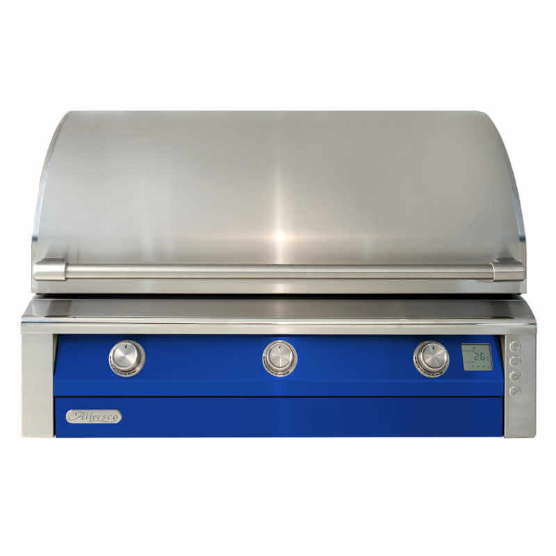 Alfresco AIPG 42-Inch Built-In Gas Grill | Ultramarine Blue