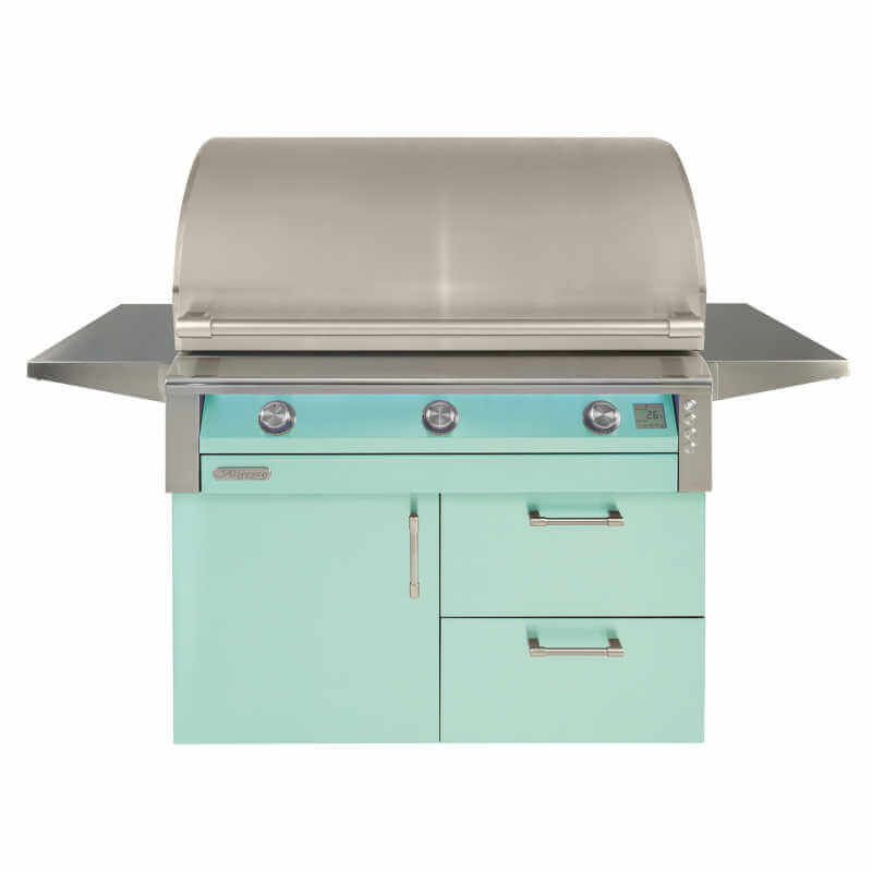 Alfresco AIPG 42-Inch Freestanding Gas Grill | Light Green