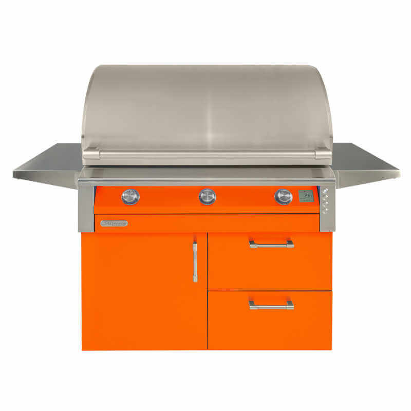 Alfresco AIPG 42-Inch Freestanding Gas Grill | Luminous Orange