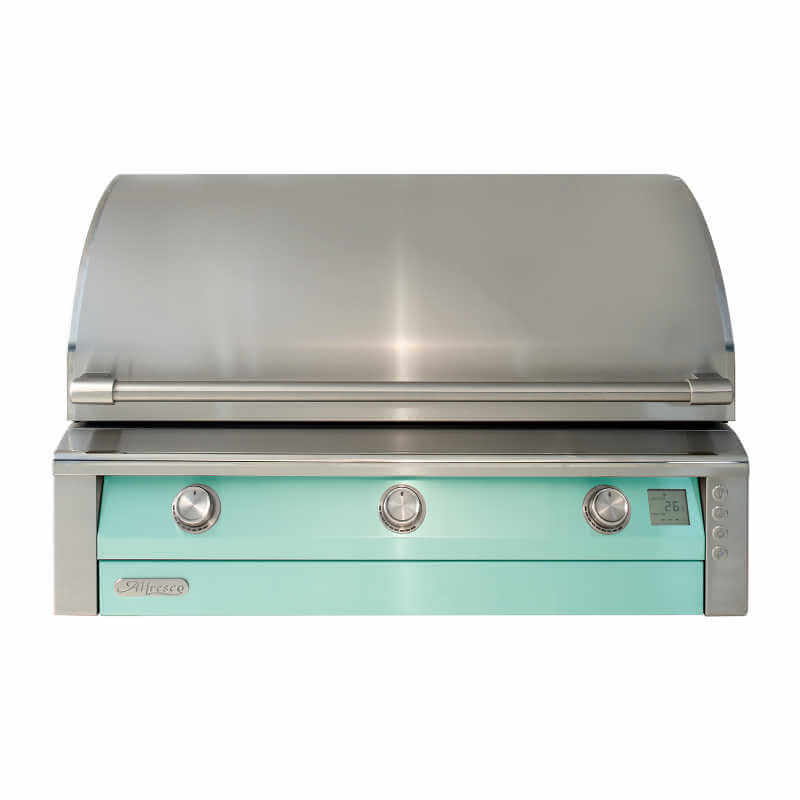 Alfresco AIPG 42-Inch Built-In Gas Grill | In Green