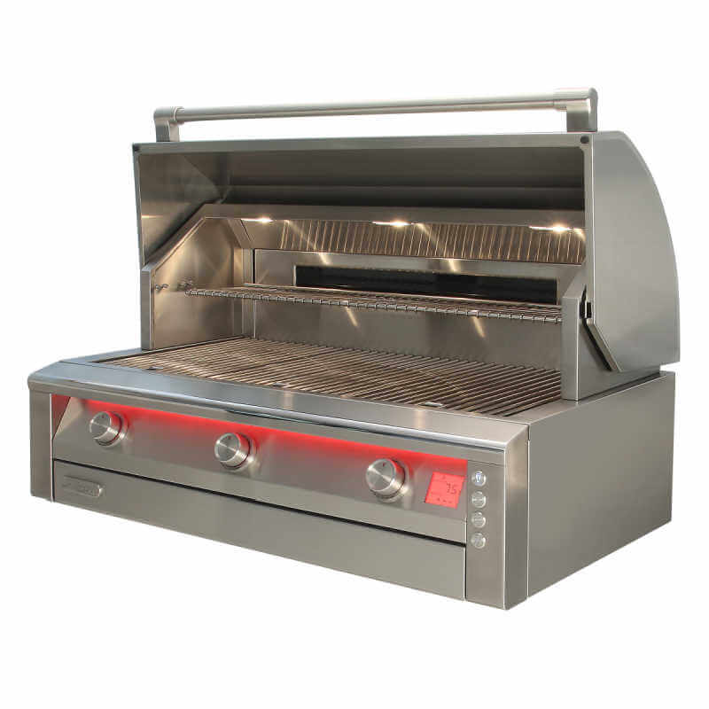 Alfresco AIPG 42-Inch Built-In Gas Grill | LED Exterior Lighting