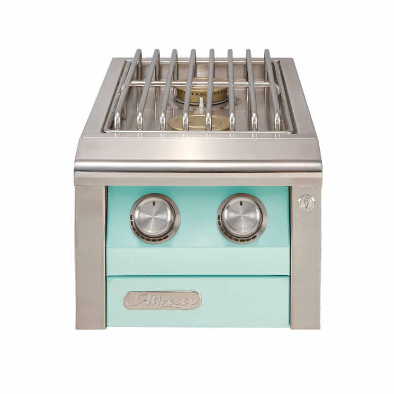 Alfresco Built-In AIPG Double Side Burner | Light Green