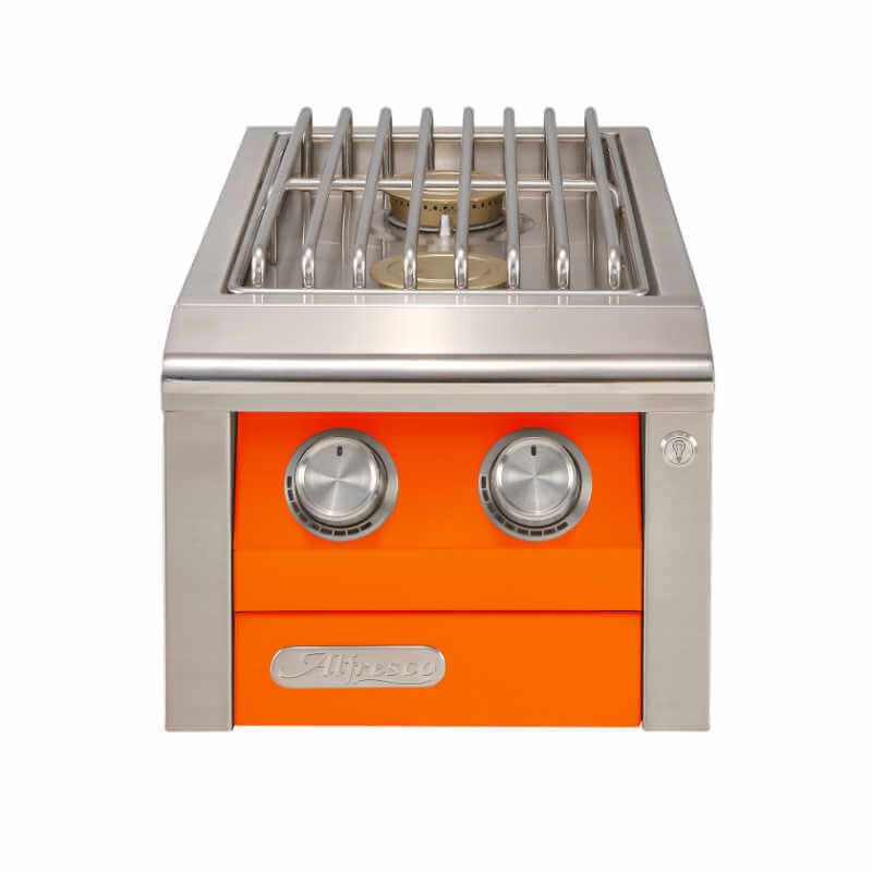 Alfresco Built-In AIPG Double Side Burner | Luminous Orange