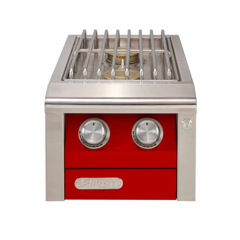 Alfresco Built-In AIPG Double Side Burner | Raspberry Red
