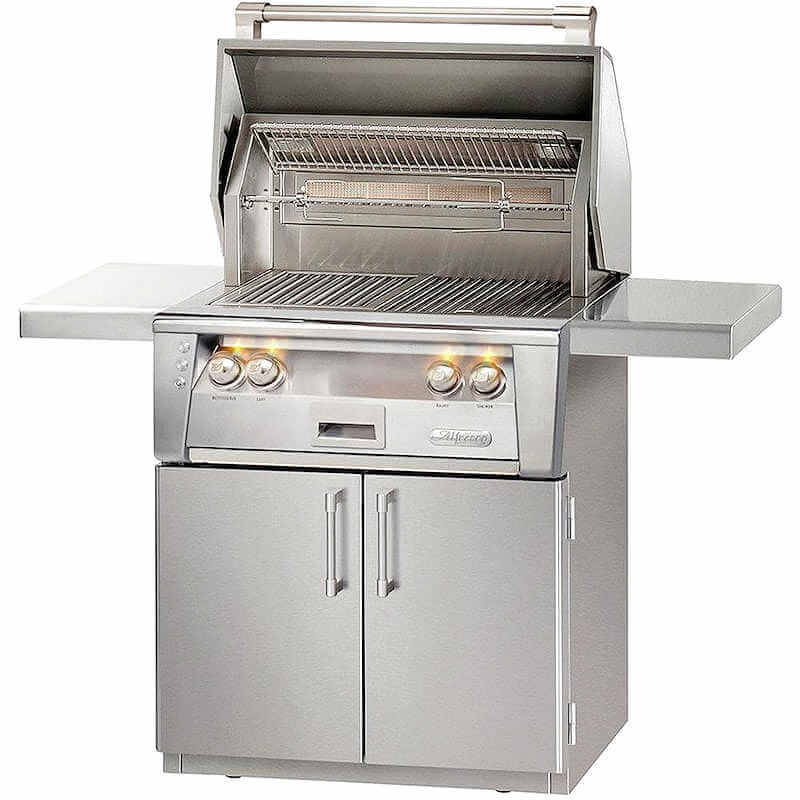 Alfresco ALXE 30-Inch Freestanding Grill | Stainless Steel Finish